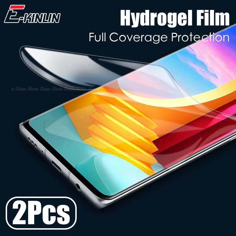 2Pcs Hydrogel Film Screen Protector For LG Velvet V60 V35 V30 V30S Plus Full Cover Protective Film Not Glass