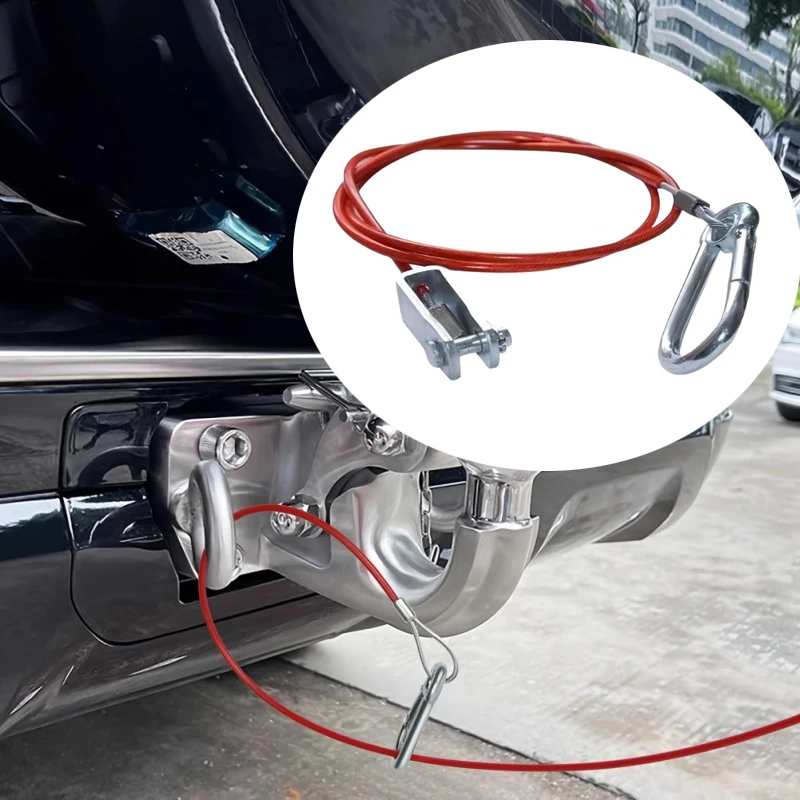 

1pc Caravan Brake Away Breakaway Safety Cable Stainless Steel Trailer Breakaway Rope Trailer Braked Hitch Accessories Parts