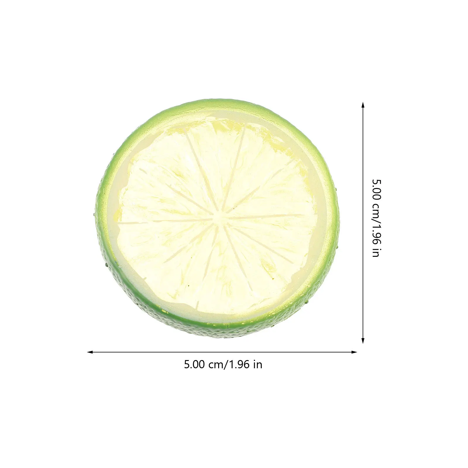 24Pcs Artificial Lemon Slices Realistic Simulation Faux Citrus Decor for Kitchen Photography Props Party Decorations Home Table