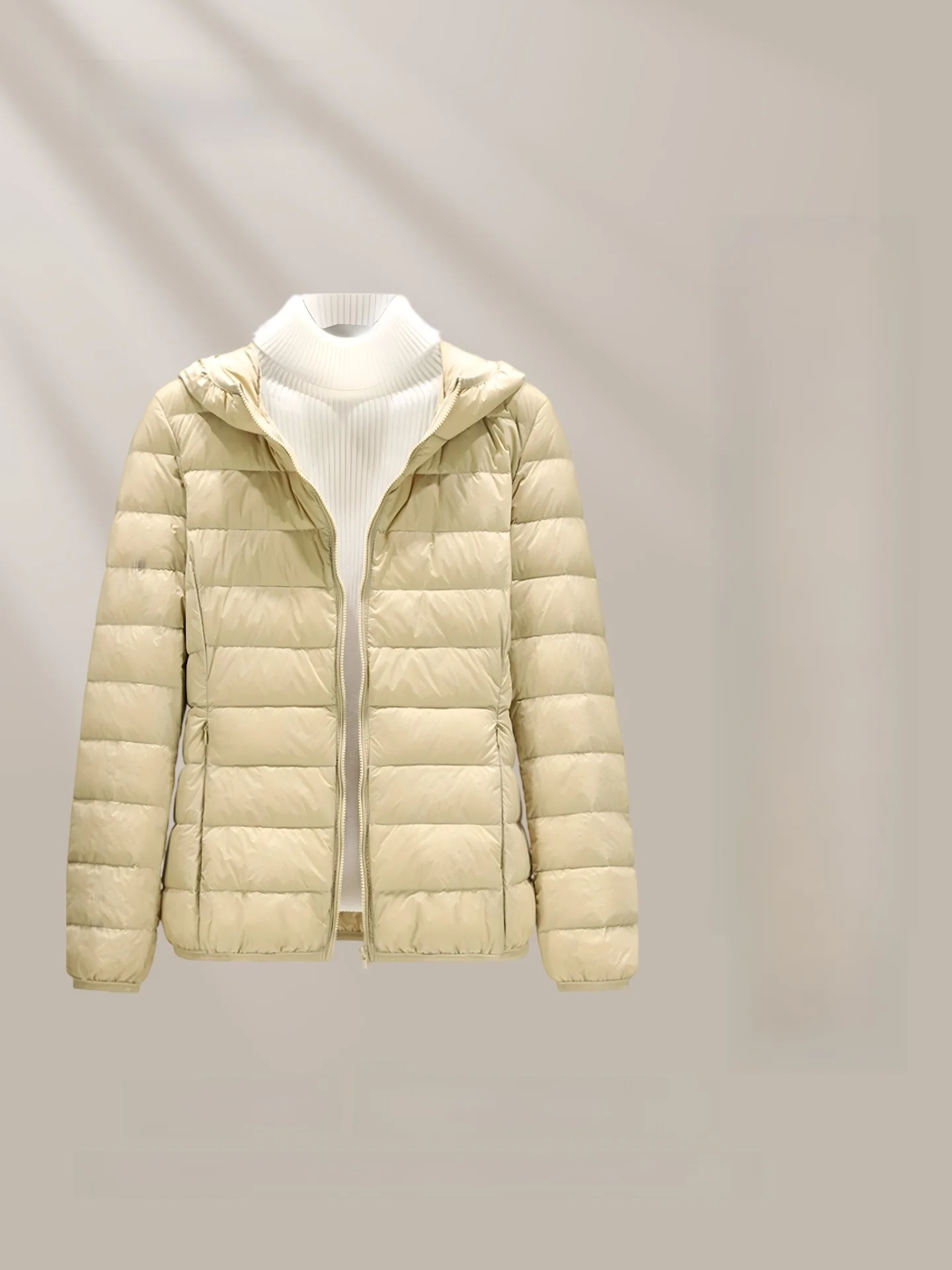 رقيقة جدا أسفل Jaet المرأة ort Sle مقنعين خفيفة الوزن Yaloo 2025 الشتاء جمع الذاكرة النسيج تخفيف Sle