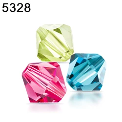 5328 Plain Color 262-539 Original Crystal from Austria Rhombus Bicones Loose Beads Wholsale for Bracelet Jewelry Cloth Making