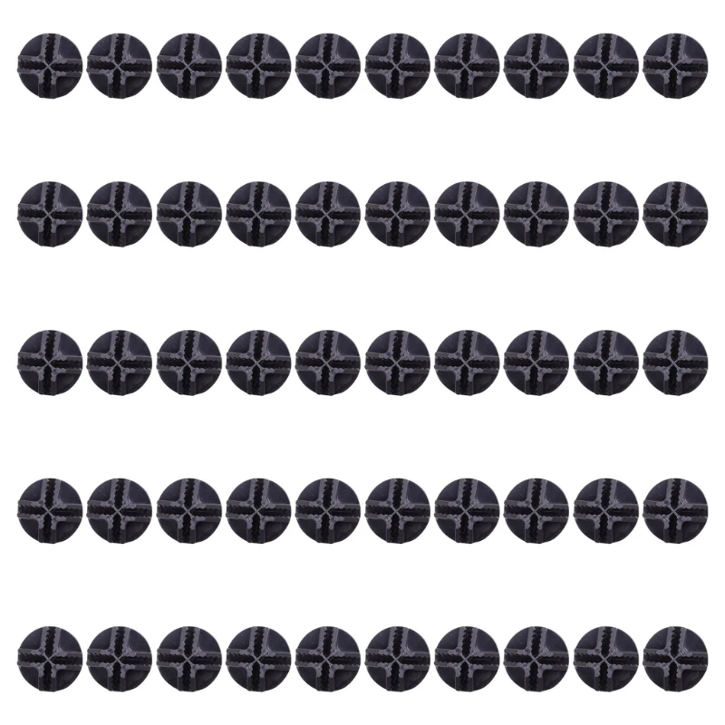 

U2JC 100Pcs Modular Wardrobes Plastic Connectors Functional Interlocked Clips For DIY Shelving Storage Organizers Cube