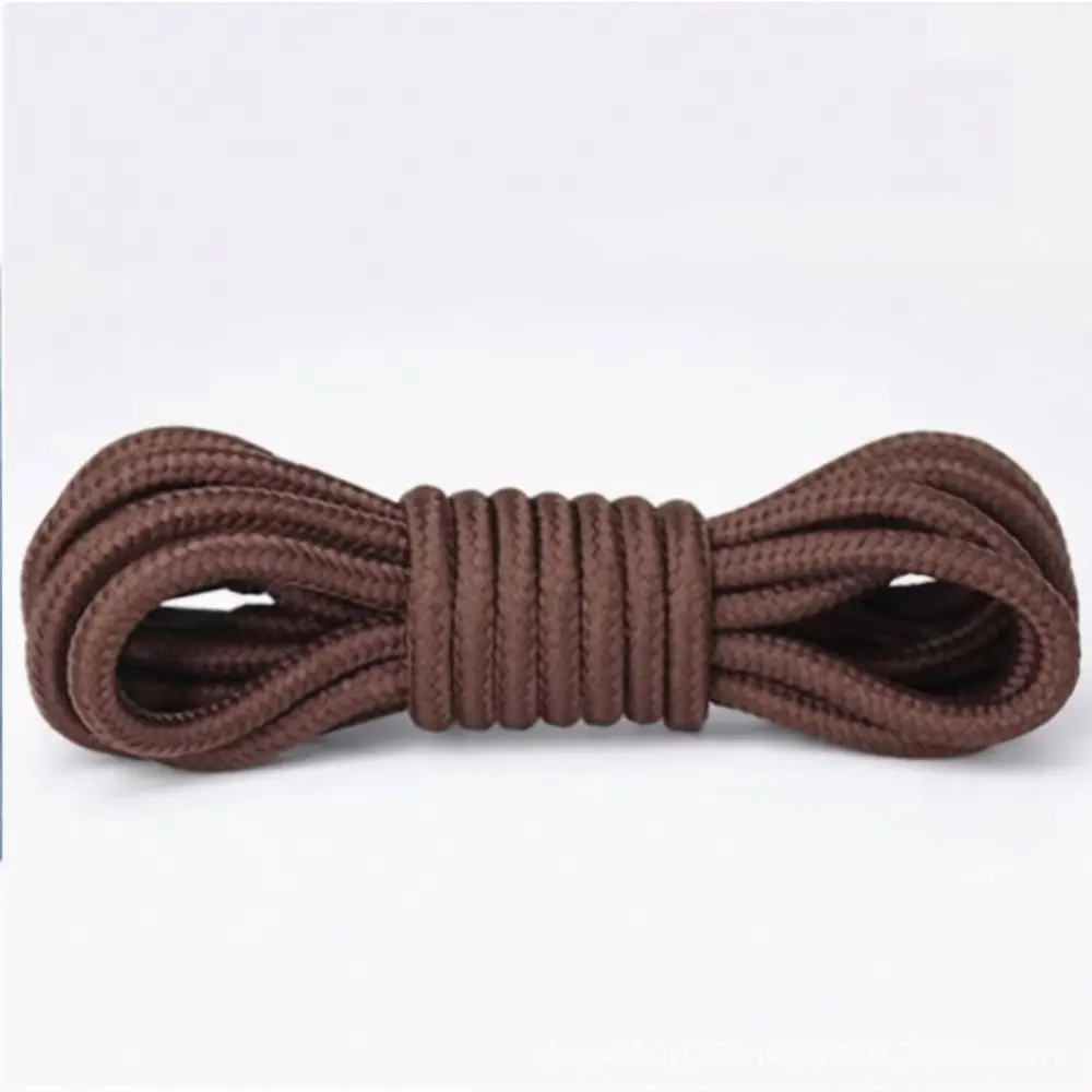 Round Shoelaces For Martin Boots Snow Sneakers Casual Shoes Durable Polyester Athletic Shoe Strings Replacement Accessories