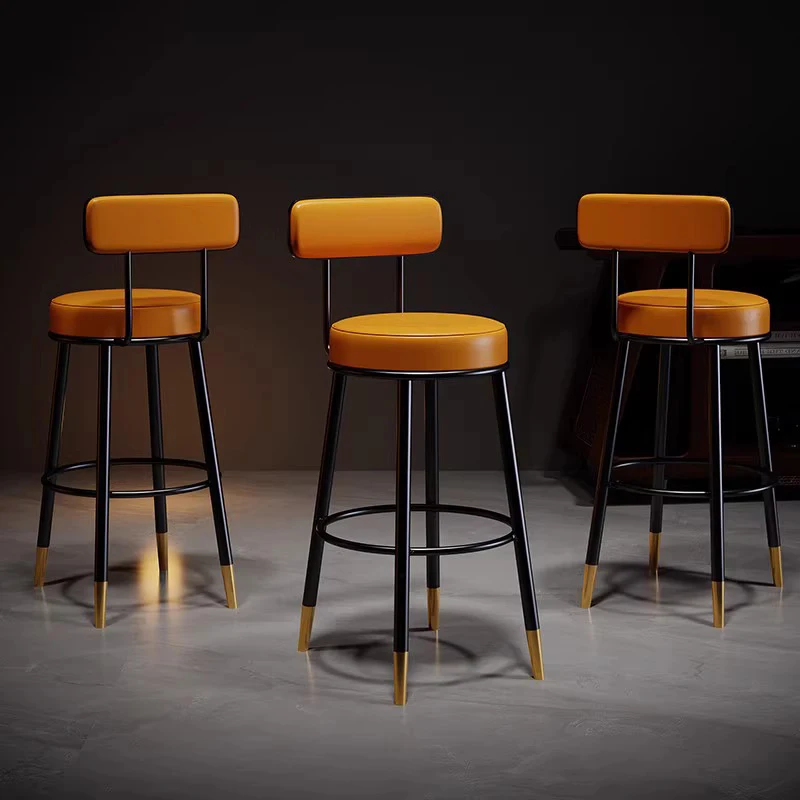 

Kitchen Modern Bar Stools Nordic Balck Luxury Designer Outdoor Bar Chairs Coffee Shop Krzeslo Barowe Zlote Kitchen Furniture