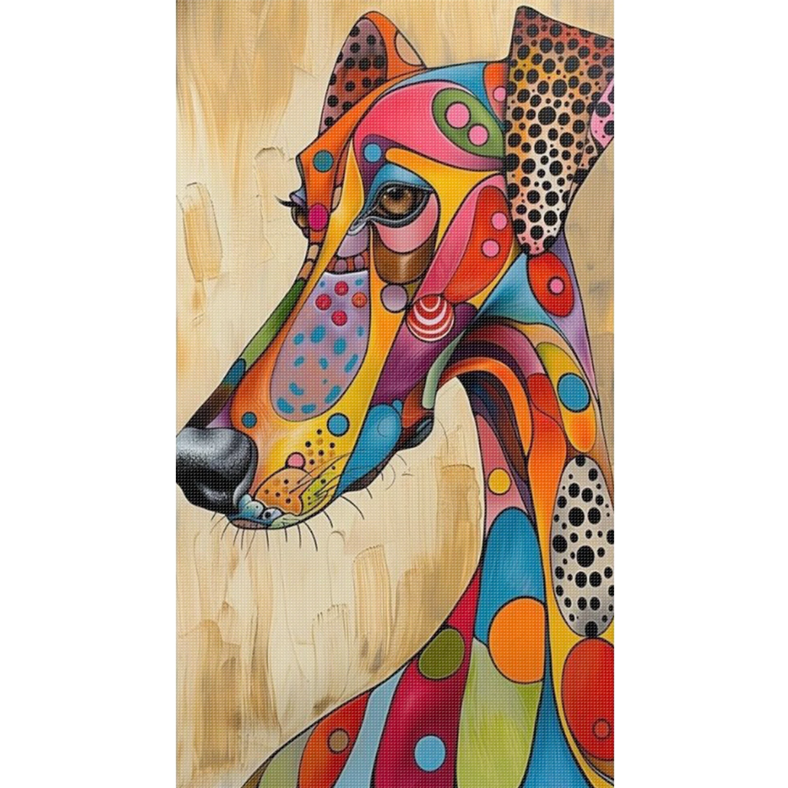 

Собака полная 11CT DIY штампованный набор для рукоделия для вышивания большого размера 40x70 см наборы для вышивки крестом и рукоделия для взрослых домашний декор