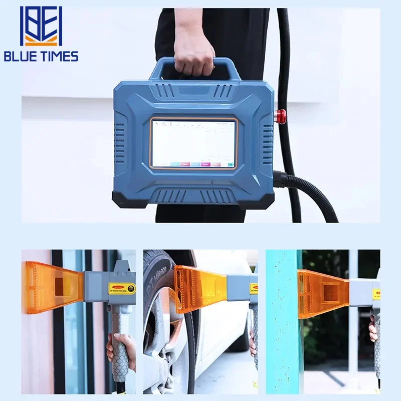 Handheld Marking Machine 20/30/50W Lithium-Battery-Powered Fibre Laser Marking Machine for Metal, Plastic, and Glass Engraving