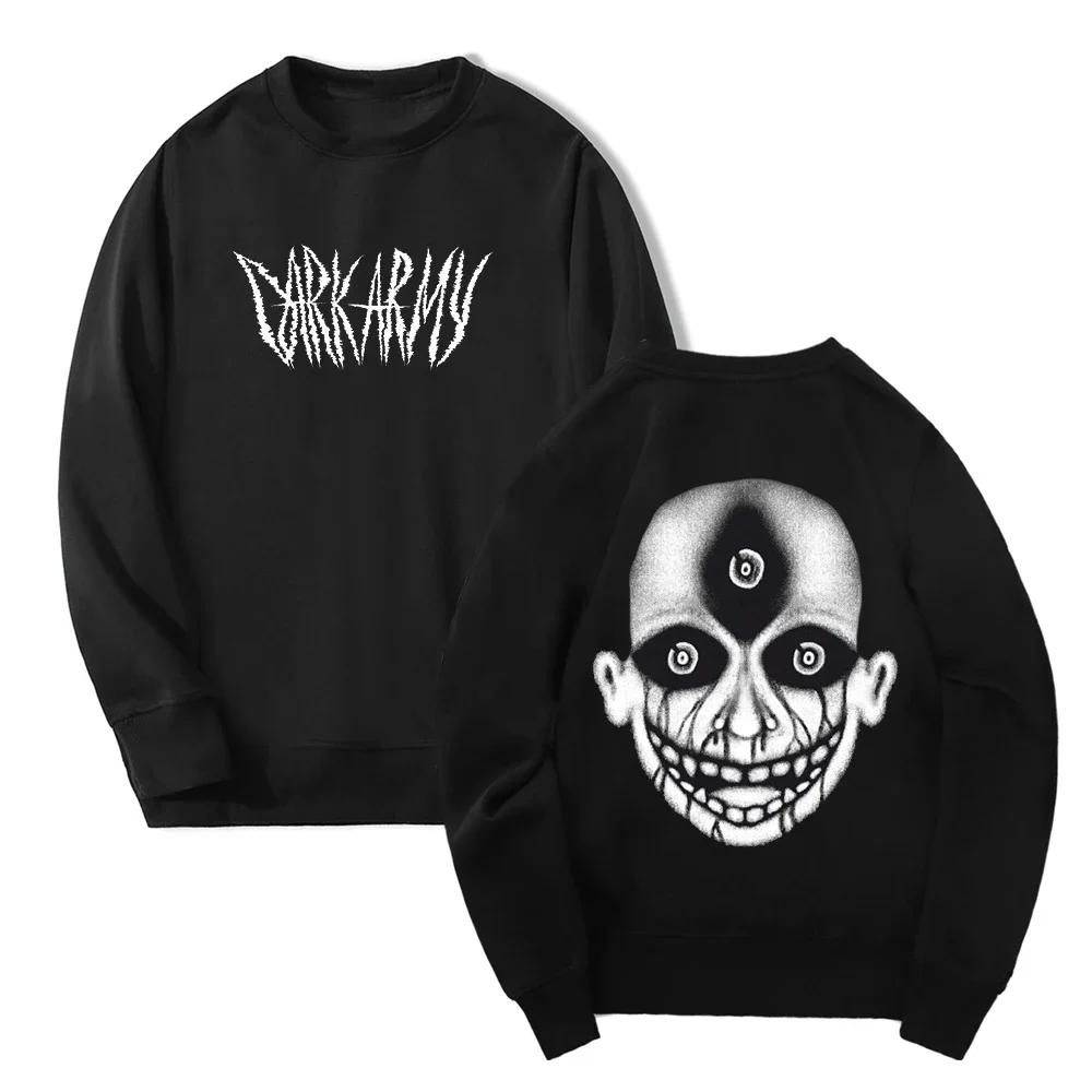 

Lil Darkie Dark Army Metal Small Dark One Merch Oversized Hoodie Women Men O-neck Long Sleeve Crewneck Sweatshirt Y2K Clothes