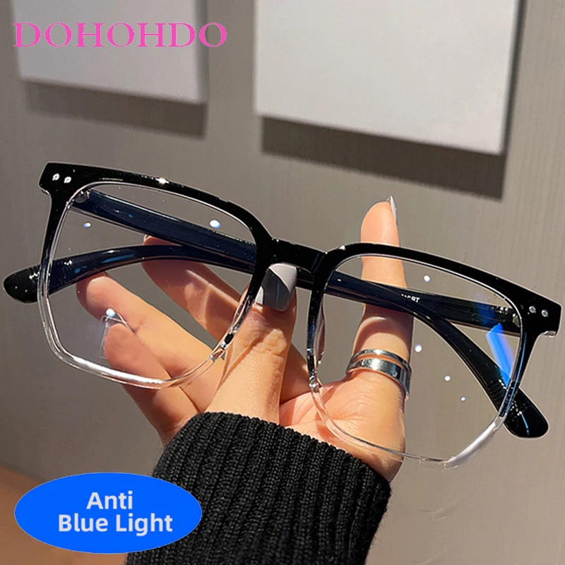 

Classic Rice Nail Decorate TR90 Anti-Blue Light Women Men Luxury Brand Glasses Computer Office Work Optical Eyewear Lentes Очки