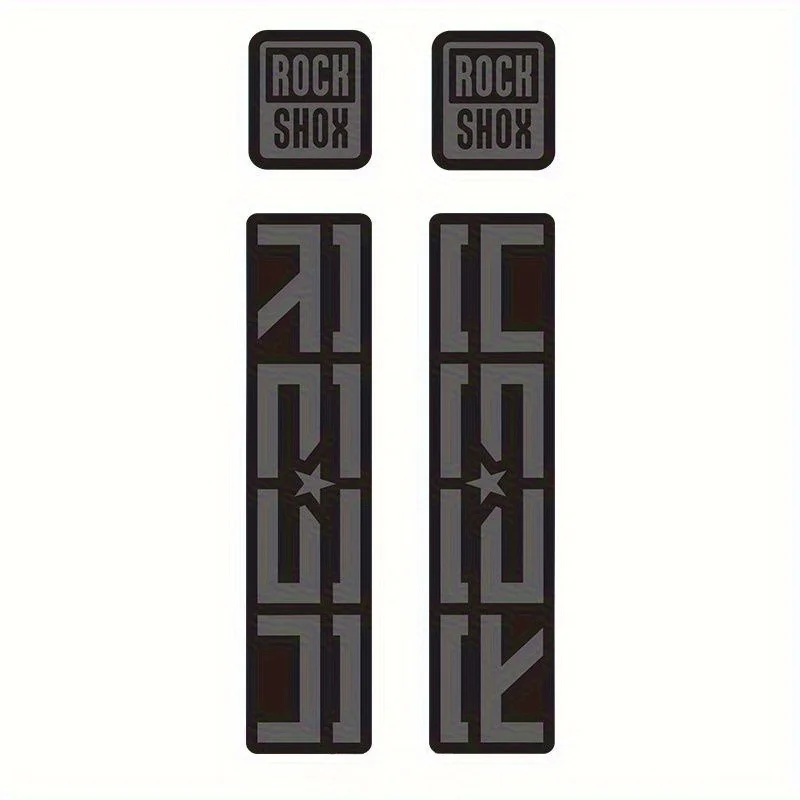 Kit de protection de fourche RockShox Reba 2025 – Autocollants pour cadre contour découpé