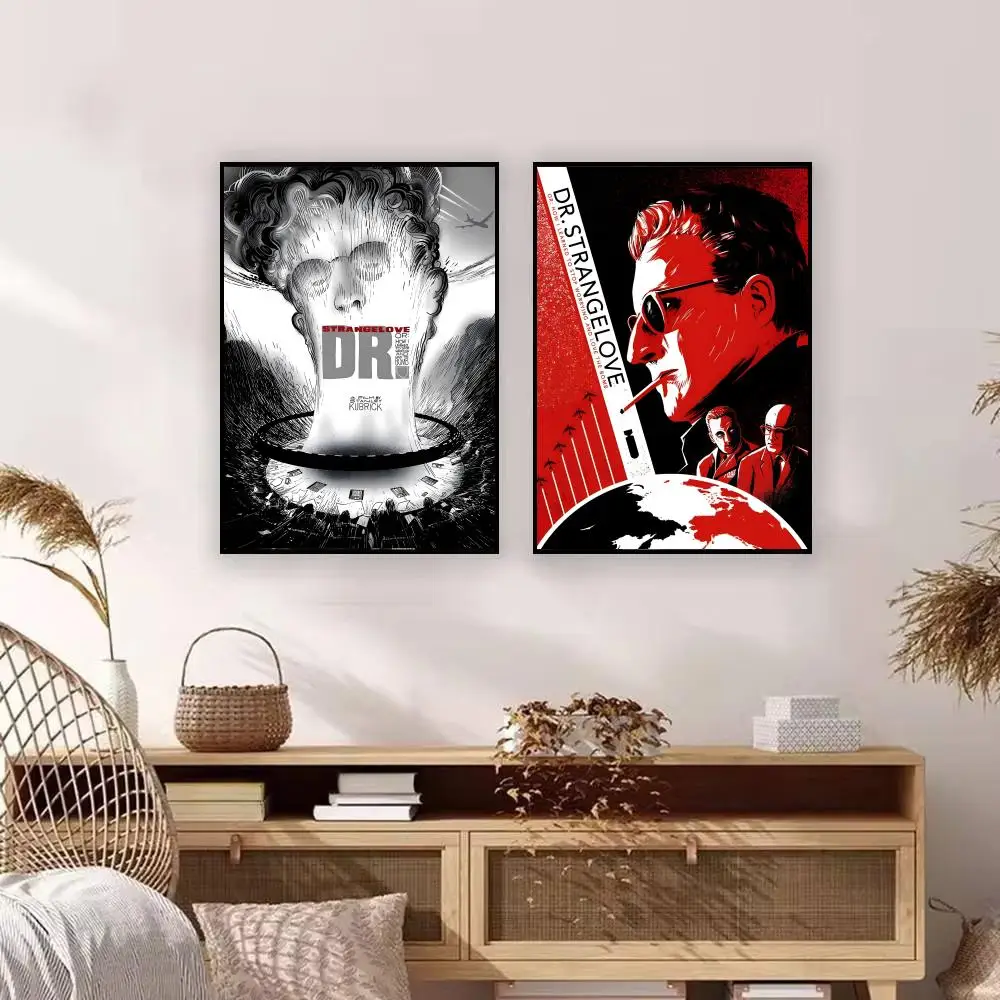 Movie D-Dr Strangelove Poster Premium Art Wall Decor, Simple Ornament for Living and Leisure Areas