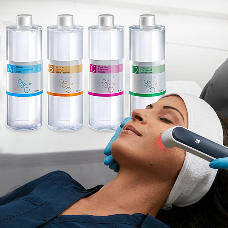 

Hydra Facial Solution Kit for Home Use Peeling Serum for Beauty Machine Deep Clean Exfoliate Moisturize Repair Acne Soothe Skin