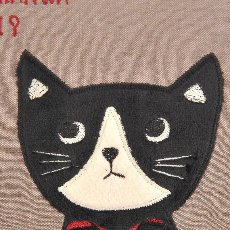 New Kawaii Japanese Kusuguru Cat Back To School Anime Embroidery Handbag, IPad Bag, Tutoring Bag, Shopping and Commuting Bag 914