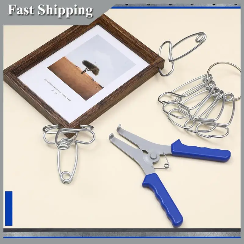 

A91P Miter Spring Clamps Kit 20 Miter Clamps With Spring Loaded Pliers For Woodworking Picture Frames Wood Trim Moldings