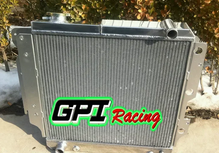 3ROW مشعاع ألومنيوم 1987-2006 لسيارة جيب رانجلر YJ/TJ/LJ 2.4L-4.2L 00 99 98 97 96 نظام تبريد عالي الكفاءة متين