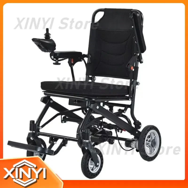 Electric Wheelchair for Disabled Elderly Travel Automatic Intelligent Mobility Scooter for Seniors with Remote Control and