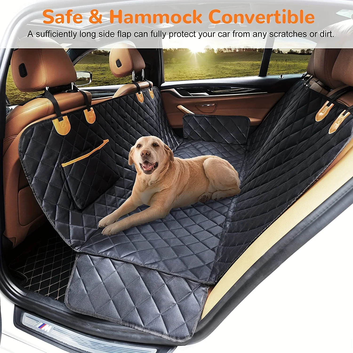 Car Dog Mat Going Out Travel Pet Mat Waterproof Anti-dirty Back Seat Mat Pet Dog Seat Covers For Cars Trucks And SUVs