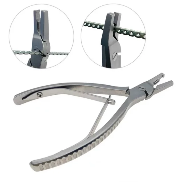 Veterinary Mini Plate Bender Bone Plate Bending Pliers Stainless Steel Orthopedic Tool Small Animal Durable Instrument