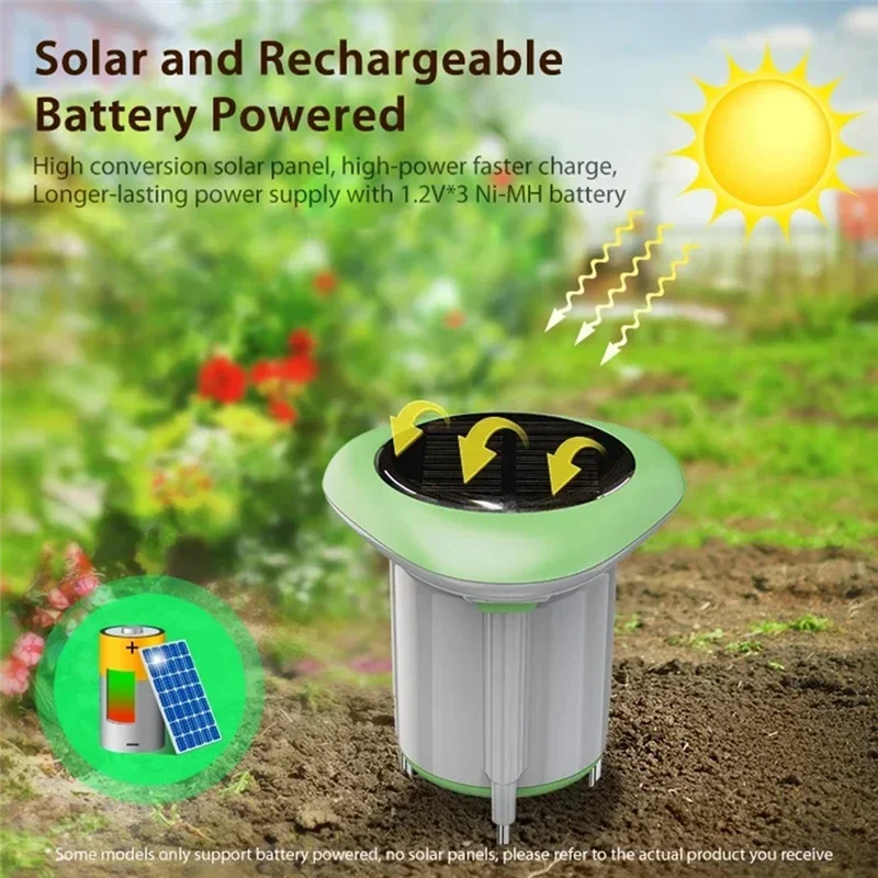 FFYY-Tuya Smart Soil Sensor Solar Power Temperature Moisture Sensor Soil Qualities Detection Sensor