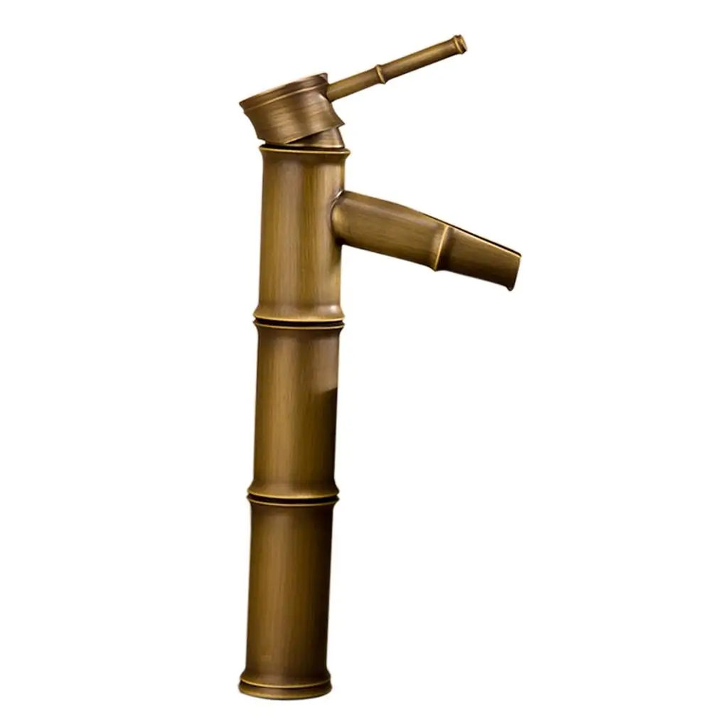 Brass Water Faucet Mixer Tap Cold and Hot Sink Faucet Single Handle for Bathroom Kitchen Use