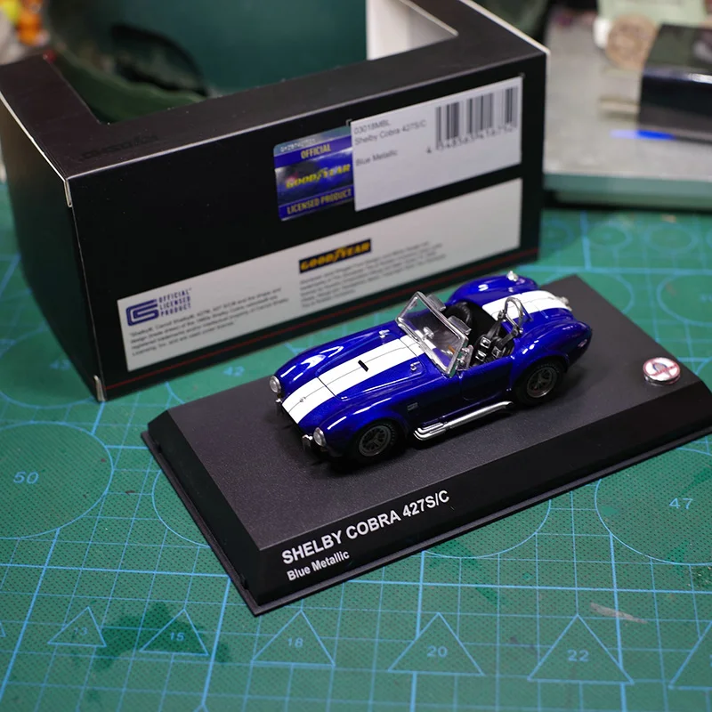 1/43 Scale SHELBY COBRA 427S/C Alloy Car Model