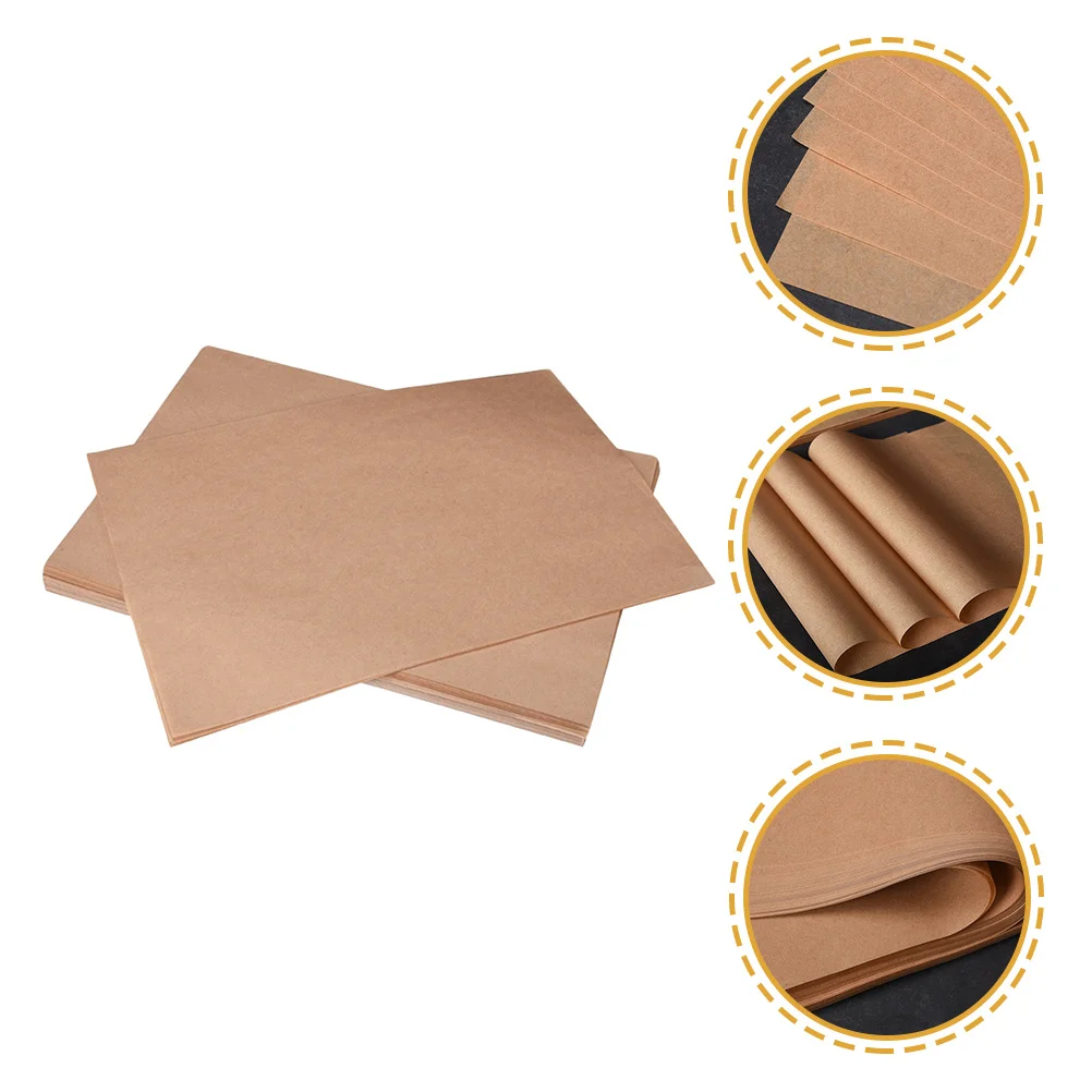 

100Pcs Greaseproof Baking Parchment Paper Sheets Non Stick for Cookies Bread Meat Pizza Oven Parchment Paper