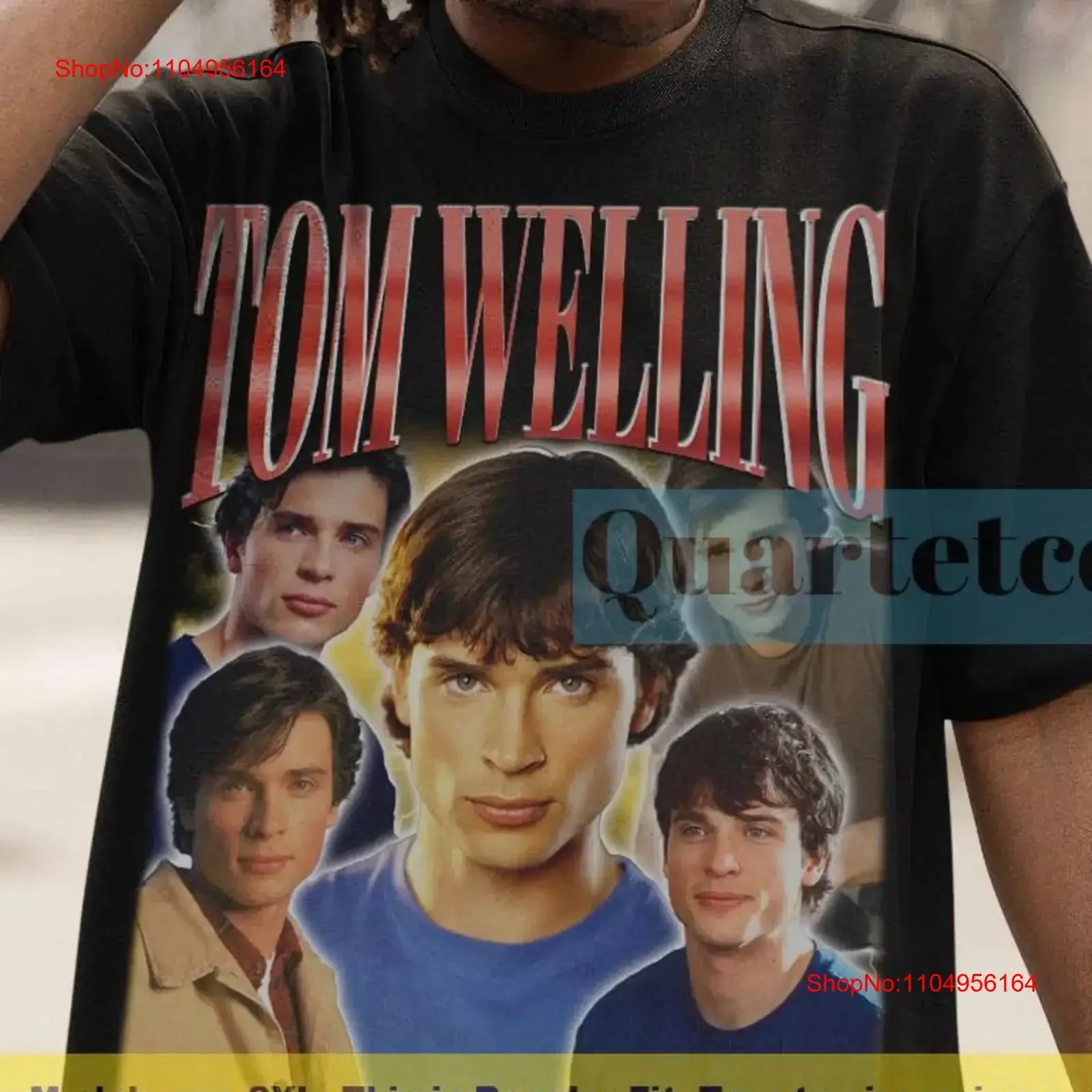 Tom Welling T Shirt Vintage Retro Movie Poster vintage Washed Comfortable Top For Everyday Wear homme Versatile Slightly Soft