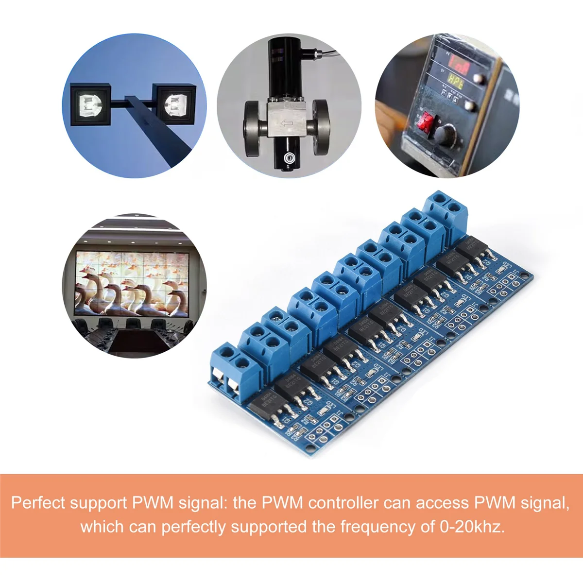 ABZV-10PCS DC 5 V-36 V 15A (Max 30A) MOSFET MOS FET Trigger Switch Driver Module 0-20 KHz PWM Regulator Bedieningspaneel