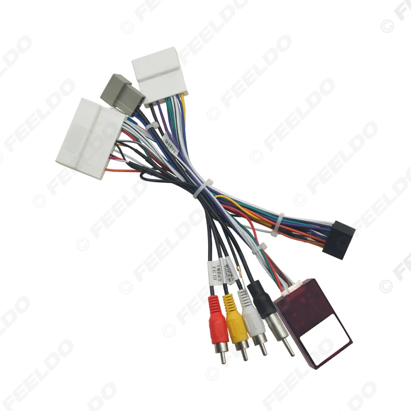 

Автомобильный 16-контактный Android-радио адаптер питания с коробкой Canbus для Nissan Qashqai X-TRAIL (19-22) аудио DVD-плеер жгут проводов