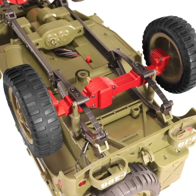 A84F-For Hummer H1& For JJRC 1/10 C8815 Willys 1/12 C8835 RC Car- Full Metal Axle Bridge Kits Included