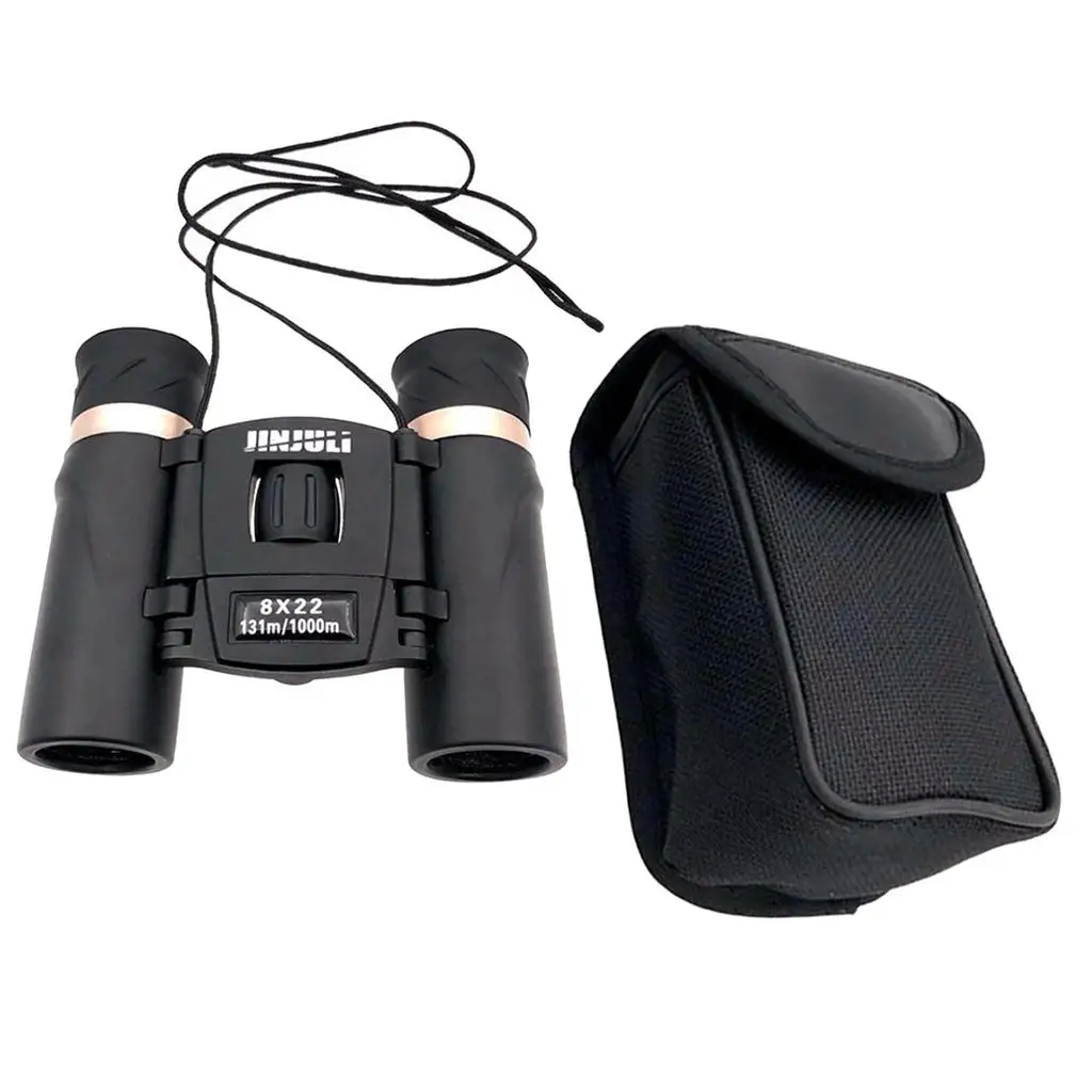 Binoculars Folding Telescope 8x22 Compact Vision High Performance Portable Binoculars for Children Outdoor Science