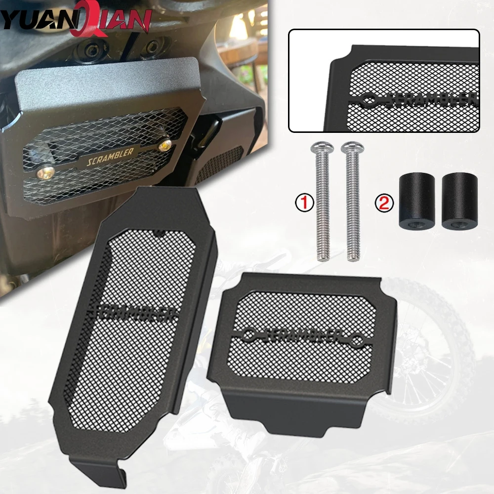 

Motorcycle Oil Cooler Guard For Ducati Scrambler 800 Classic Flat Throttle Tracker Pro Cafe Racer Icon Cafe Racer Monster 797