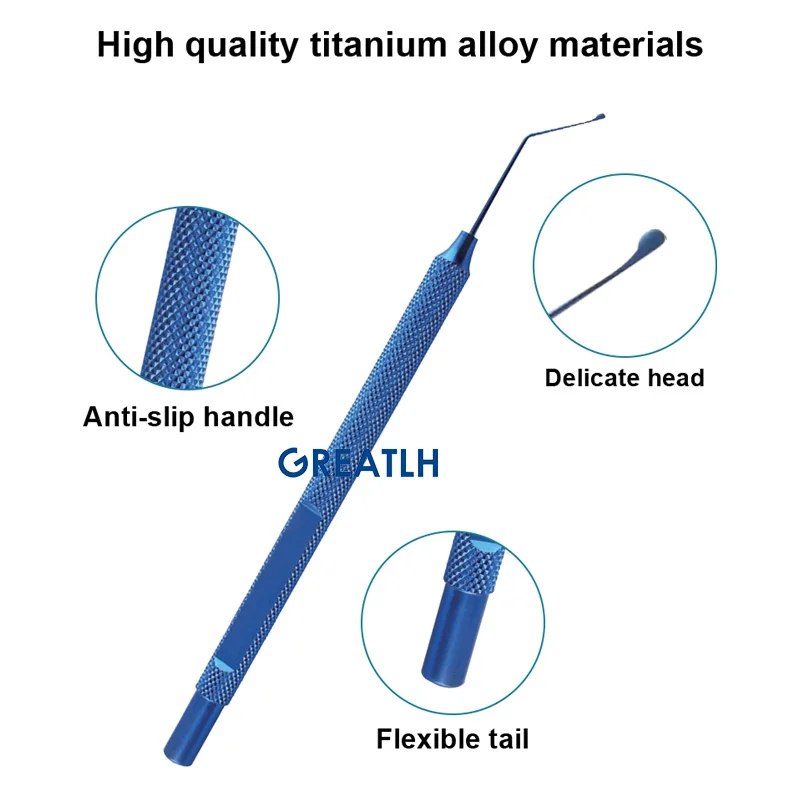 Autoclavable Ophthalmic Nucleus Hook Manipulator Ophthalmic Eye Instrument