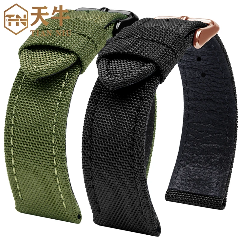 18/20/22/24mm Nylon Watch Strap Canvas Quick Release Band for Casio Seiko 5 Huawei Gt2 Universal Sport watchband accessorry