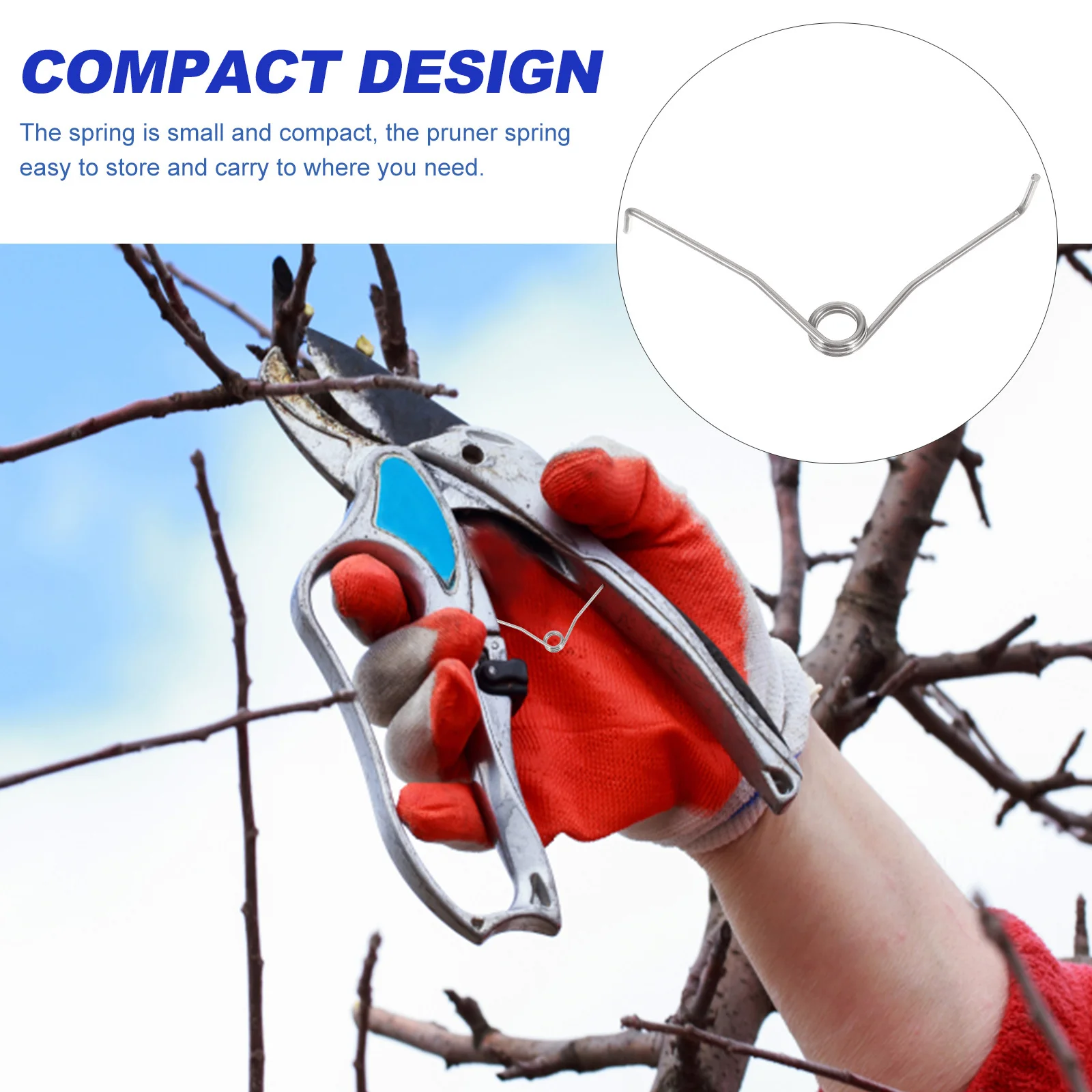 

20 Pcs Gardening Accessories Compression Springs Replacement Pruning Shear Pruner Parts