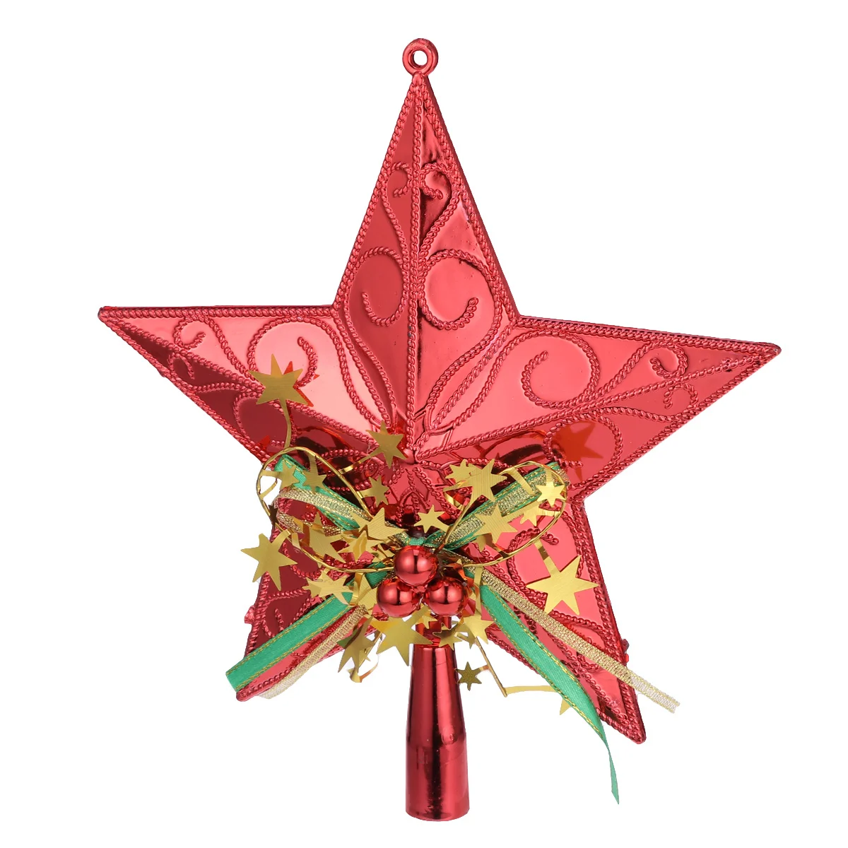 

20Cm Shiny Christmas Star Topper for Tree Crown Elegant Holiday Decoration Ornament Suitable for Office Store Home Party Xmas
