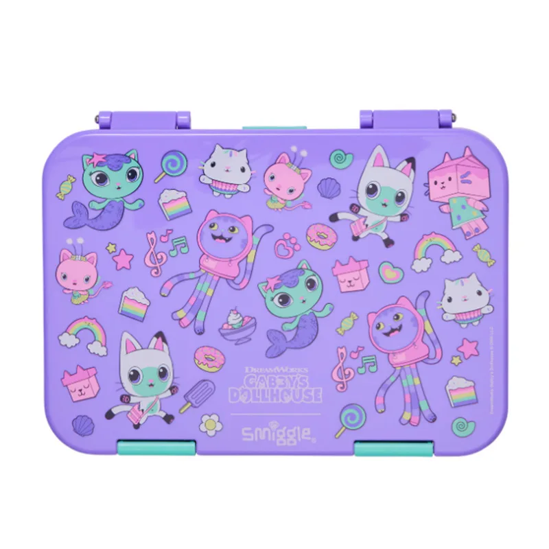 Australia Smiggle Lunch Box Children's Large Capacity Student Lunch Box Primary And Secondary Schoo Students Fruit Box Card