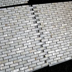 Shell Mosaic Tile Natural White Mother of Pearl Wall Backsplash Bathroom Tiles MOP191 sheet