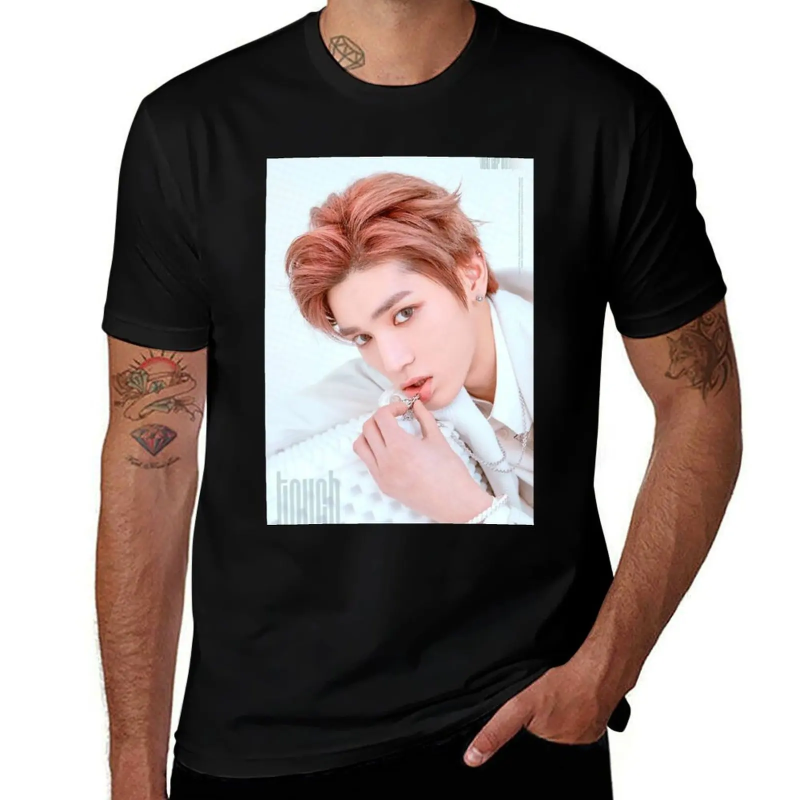 NCT 127 TOUCH Taeyong T-Shirt cotton graphic tees graphic shirts mens clothes