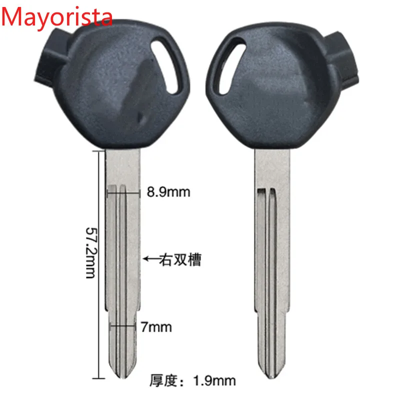 For Honda Motorcycle Keys Uncut Blade Magnet Motorcycle Anti-Theft Lock Keys DIO AF 61/62