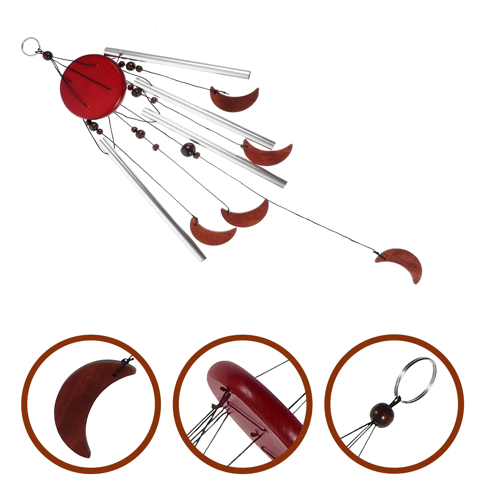 

Aluminum Vintage Wind Chime Garden Ornament Charming Outdoor Decoration Pleasant Sound Patio Decor Garden Windchimes