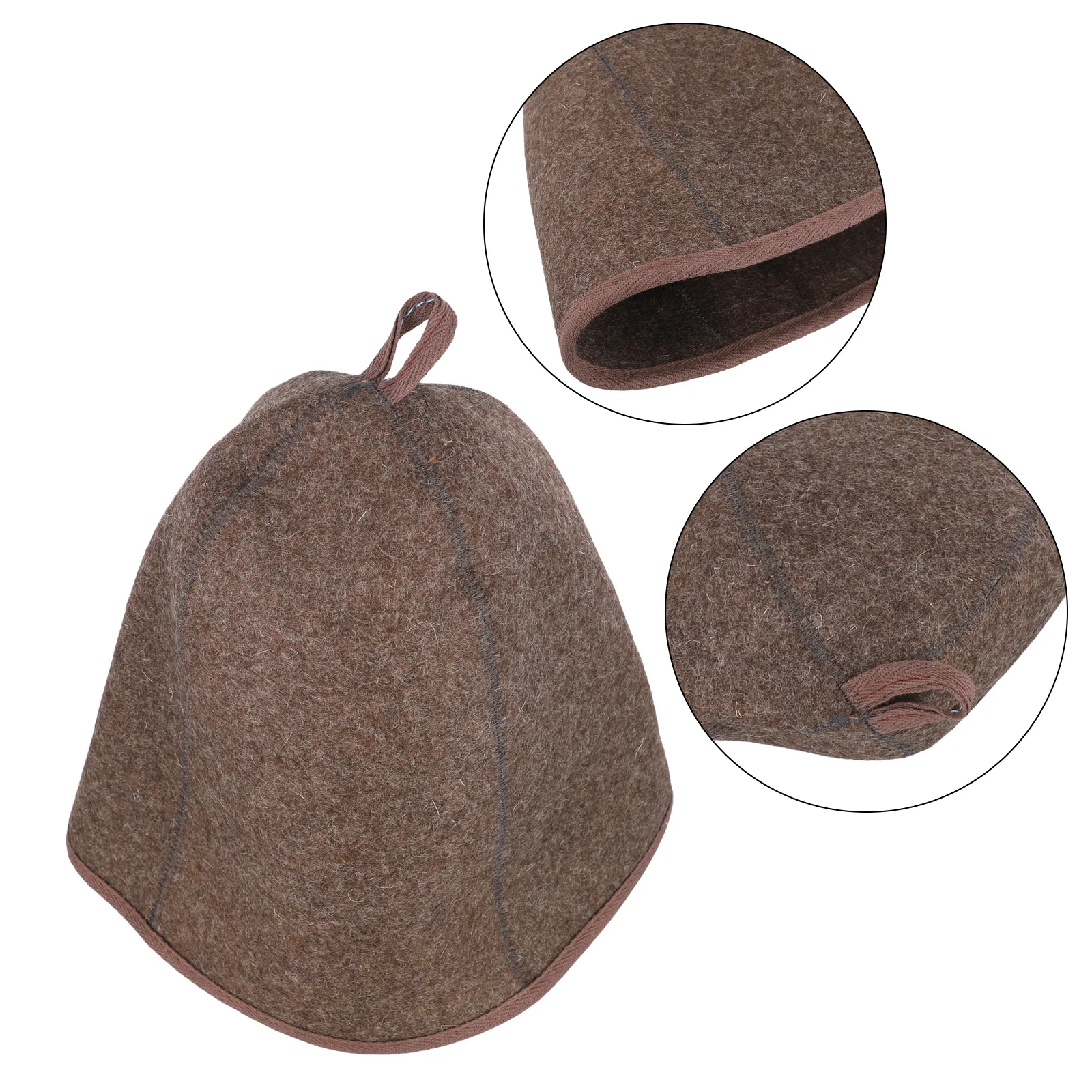 Breathable Sauna Cap Heat Resistant Shower Cap 3mm Thick Material Lightweight Long-term Use Resistant To Fading