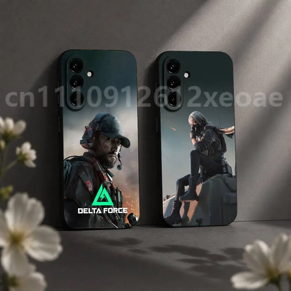 Game D-Delta Force Phone Case For Samsung Galaxy S20 S30 S21 S22 S23 S24 S25 S26 Plus Ultra Silicone Black TPU Cover