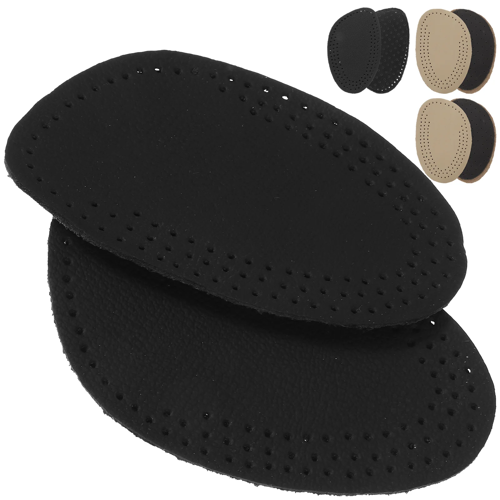 

4 Pairs Forefoot Pads Non Cushion Soft Metatarsal Inserts Heel Half Insoles Women Pain Relief Anti Lightweight