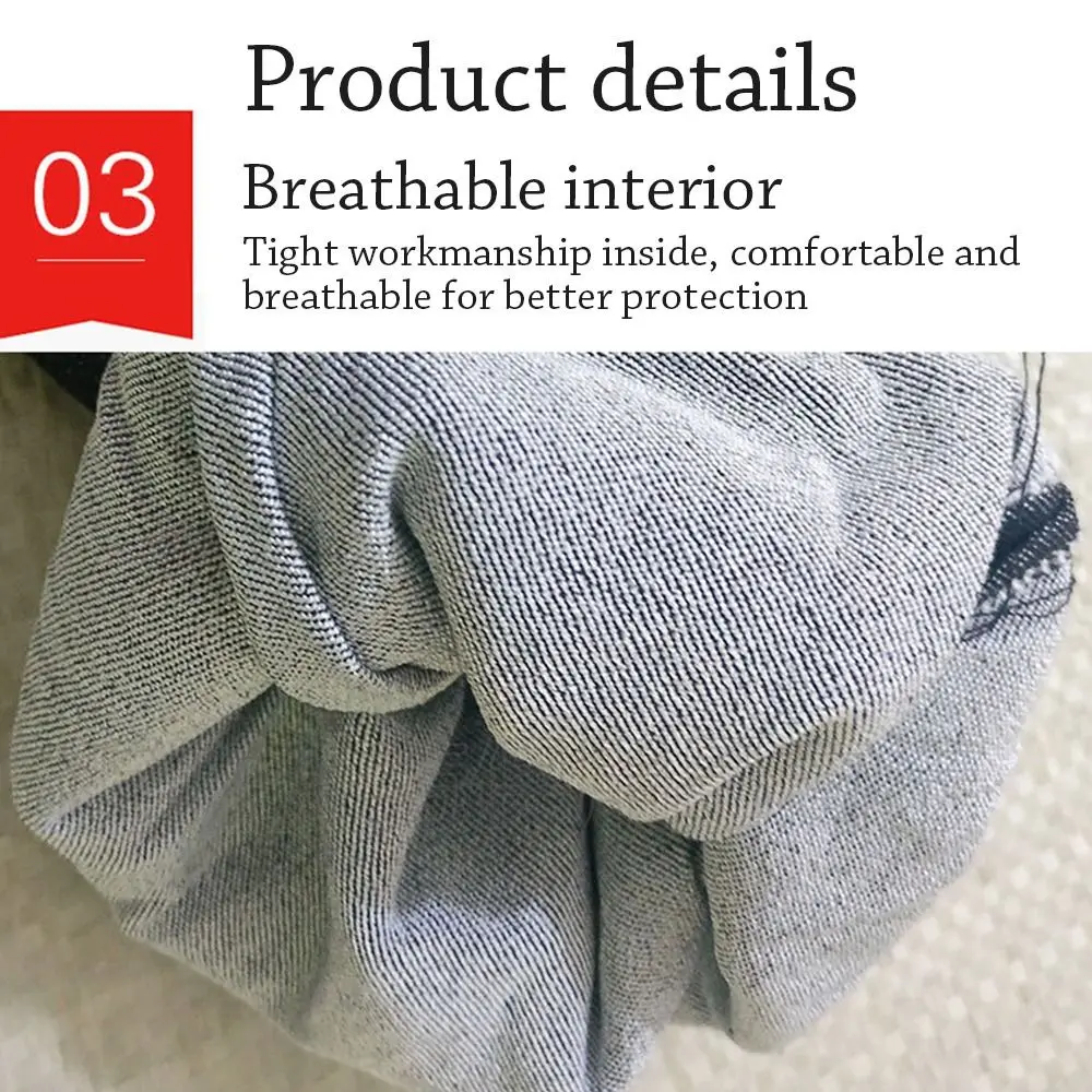 Dark Blue Arm Protective Sleeves Thickened Wear Resistant Denim Lengthen Cuff Anti-scalding Antifouling Welding Work Sleevelet