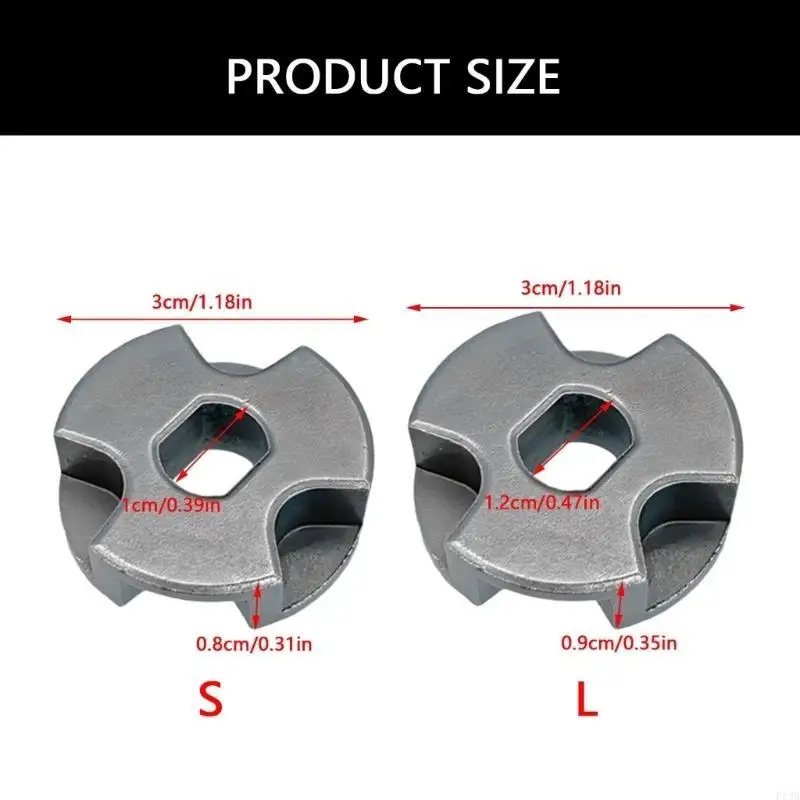 F19B Professional 2Pieces Chainsaw Sprocket Crafted From Stainless For Power Tool