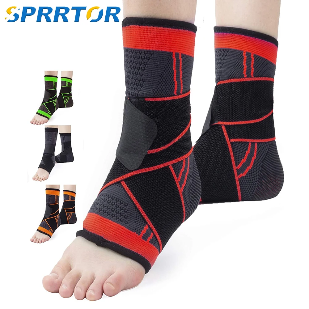 

1Pair Ankle Support Adjustable for Injury Recovery,Arch Brace Support&Foot Stabilizer,Ankle Wrap Protect Against Ankle Sprains