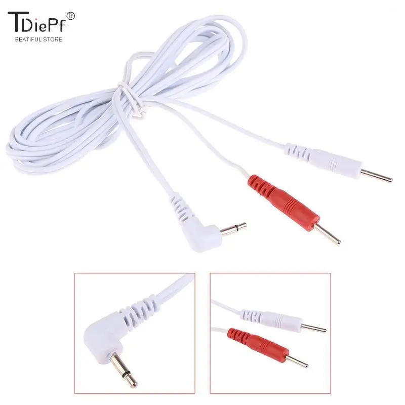 1.5M Standard Pin Electrode Lead Wires TENS Conductive Standard Pin for Ems Massage Electrode Pad Digital Ten Machine HealthCare