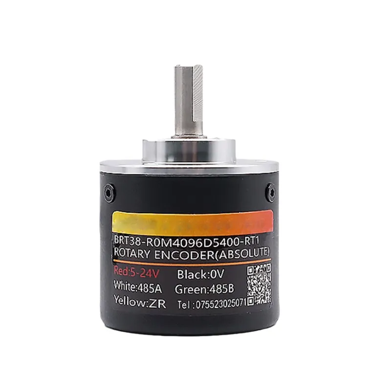 Absolute Rotary Encoder Angle Single Multi Turn Waterproof RS485 CAN SSI High Precision