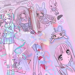 Needy Girl Overdose Utility Knife Manual Bow Tie Heavy Industry Game Figure Burin Girl Exquisite Express Tool Birthday Gift
