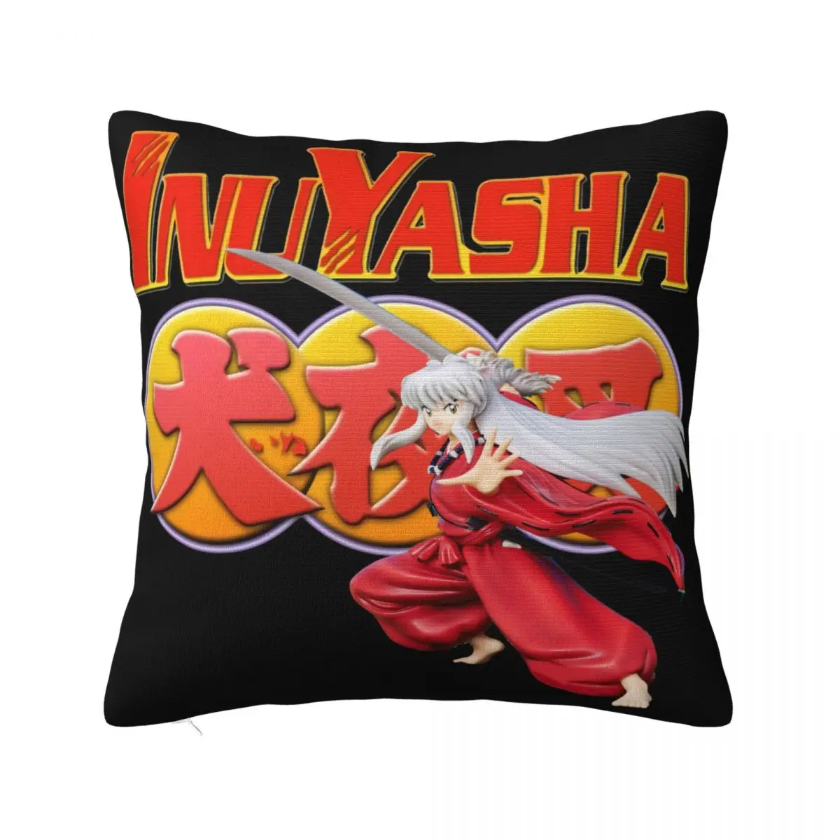 Men New Inuyasha Anime Funny Atmungsaktives Novelty Outdoor Women Women Men Family Top Quality Casual Pillow Case